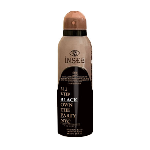 اسپری مردانه اینسی کد 158 VIIP 212 BLACK